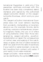 Preview for 15 page of Jaeger-leCoultre Polaris Mariner Manual