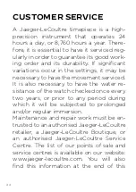 Preview for 26 page of Jaeger-leCoultre Polaris Mariner Manual