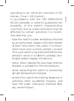 Preview for 23 page of Jaeger-leCoultre Q3912530 Manual