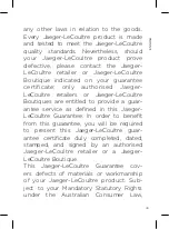 Preview for 43 page of Jaeger-leCoultre Q3912530 Manual