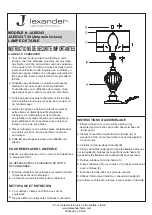 Preview for 2 page of JALEXANDER JAE0343 Quick Manual