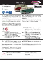 Jamara VW T1 Bus Instruction preview