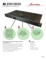 James Loudspeakers A2.1 User Manual preview