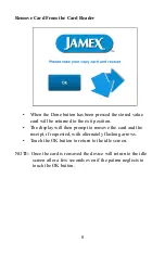 Preview for 11 page of Jamex 8240/45 User Manual