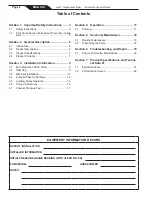 Preview for 2 page of Jandy VSFHP185DV2A Installation And Operation Manual