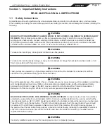 Preview for 3 page of Jandy VSFHP185DV2A Installation And Operation Manual