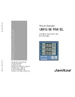 janitza UMG 96 RM-EL Operating Instructions And Technical Data preview