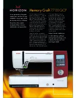 Preview for 6 page of Janome 1600P-QC - Datasheet