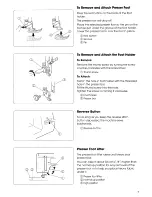 Preview for 9 page of Janome Excel Pro 5124 Instruction Book