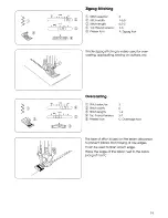 Preview for 21 page of Janome Excel Pro 5124 Instruction Book