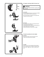 Preview for 10 page of Janome HD3000 Instruction Book