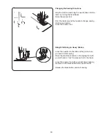 Preview for 22 page of Janome HD3000 Instruction Book