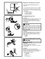 Preview for 8 page of Janome Magnolia 7318 Instruction Manual