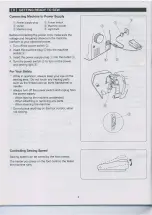 Preview for 6 page of Janome MS 2028 Instruction Book