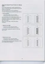 Preview for 17 page of Janome MS 2028 Instruction Book