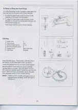 Preview for 25 page of Janome MS 2028 Instruction Book