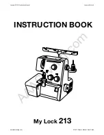 Preview for 40 page of Janome MyLock 213 Instruction Manual