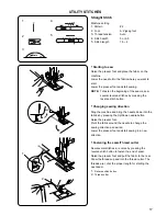 Preview for 19 page of Janome OC 6125 Instruction Book