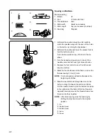 Preview for 24 page of Janome OC 6125 Instruction Book