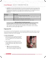 Preview for 24 page of Janome Quilt Maker Pro 16 User Manual