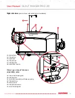 Preview for 13 page of Janome Quilt Maker Pro 20 User Manual