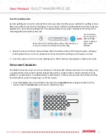 Preview for 51 page of Janome Quilt Maker Pro 20 User Manual