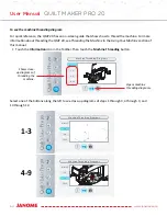 Preview for 64 page of Janome Quilt Maker Pro 20 User Manual