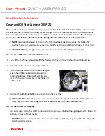 Preview for 66 page of Janome Quilt Maker Pro 20 User Manual