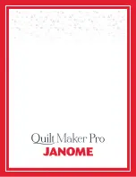 Preview for 78 page of Janome Quilt Maker Pro 20 User Manual