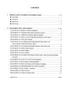 Preview for 2 page of Janome S750 Service Manual And Parts List