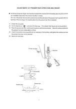 Preview for 7 page of Janome S750 Service Manual And Parts List