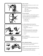 Preview for 7 page of Janome Sewing Machine Important Safety Instructions Manual