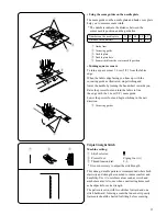 Preview for 15 page of Janome Sewing Machine Important Safety Instructions Manual