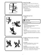 Preview for 7 page of Janome YC-482J-EC Instruction Book