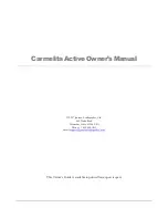 Preview for 2 page of Janszen Carmelita Active Owner'S Manual