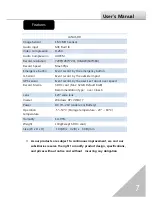 Preview for 7 page of Janus JANUS HD User Manual