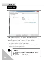 Preview for 22 page of Janus JANUS HD User Manual