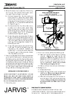 Preview for 10 page of Jarvis 700--FS Instruction Manual