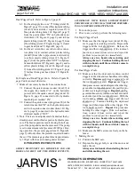 Preview for 15 page of Jarvis SHC 140 Manual