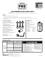 Preview for 3 page of Jasco PRO Series Quick Start Manual