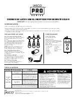 Preview for 5 page of Jasco PRO Series Quick Start Manual