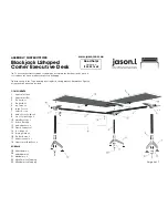 Preview for 2 page of Jason.L Blackjack LShaped Assembly Instructions Manual