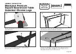 Preview for 4 page of Jason.L Blackjack Premium Square Boardroom Table Assembly Instructions