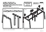 Preview for 7 page of Jason.L Horizon Quadro 4P L-Shaped Mounted Screens Wood A... Assembly Instructions Manual