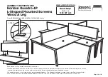 Preview for 14 page of Jason.L Horizon Quadro 4P L-Shaped Mounted Screens Wood A... Assembly Instructions Manual