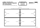 Preview for 7 page of Jason.L Horizon Quadro Square 4P workstation Assembly Instructions Manual