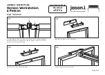 Preview for 3 page of Jason.L Horizon Workstation 6 Person Assembly Instructions