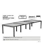 Preview for 1 page of Jason.L Litewall Boardroom Table Assembly Instructions