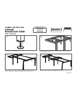 Preview for 3 page of Jason.L Litewall Boardroom Table Assembly Instructions