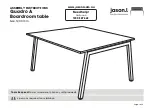 Preview for 1 page of Jason.L Quadro A Boardroom table Assembly Instructions Manual